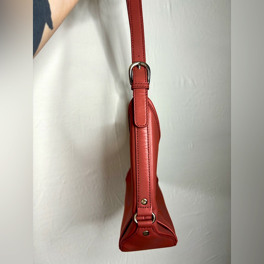 Talbots Red-Orange Purse - Picture 5 of 7